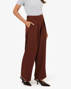 Forcast Abel Adjustable Waist Pants Clay