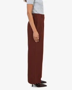 Forcast Abel Adjustable Waist Pants Clay