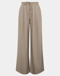 Forcast Abel Elastic Waist Relax Pants Sand