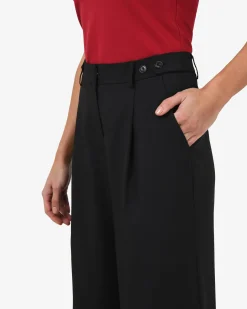 Forcast Abel Straight Leg Pants Black Outlet