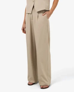 Forcast Abel Straight Leg Pants Oat