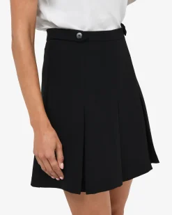 Forcast Ace Pleated Skirt Black Outlet