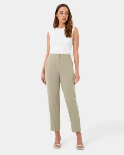 Forcast Ace Straight Leg Pants TAUPE Sale