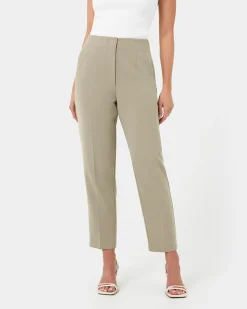 Forcast Ace Straight Leg Pants TAUPE Sale