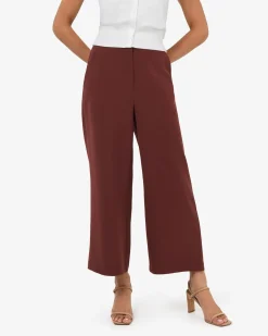 Forcast Ace Wide Leg Culotte Brick Best