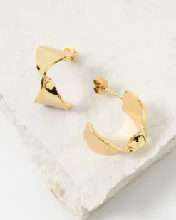 Forcast Alice 16k Plated Earrings Gold Online