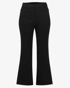 Forcast Alison Crop Flared Pants Black
