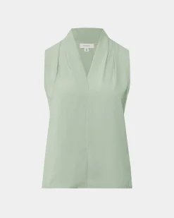 Forcast Alivia 2 V-neck Top Mint Best
