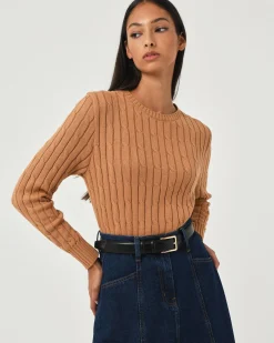 Forcast Amal Leather Belt Black Online