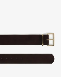 Forcast Amalie Suede Belt Brown Outlet