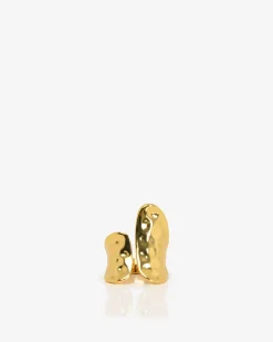 Forcast Amara Plated Open Ring Gold Hot