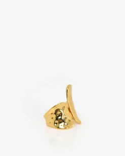 Forcast Amara Plated Open Ring Gold Hot