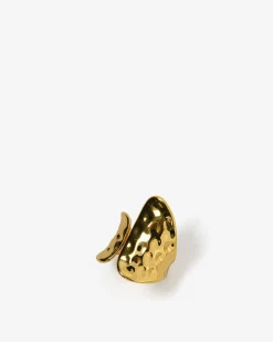 Forcast Amara Plated Open Ring Gold Hot