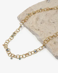 Forcast Amaris Crystal Chain Necklace Gold Best