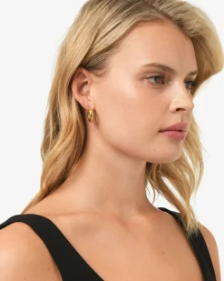 Forcast Amaris Hoop Earrings Gold Outlet