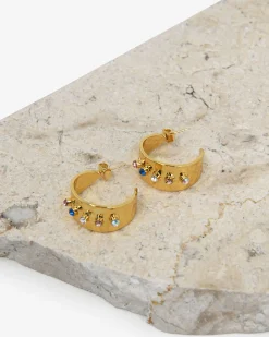Forcast Amaris Hoop Earrings Gold Hot