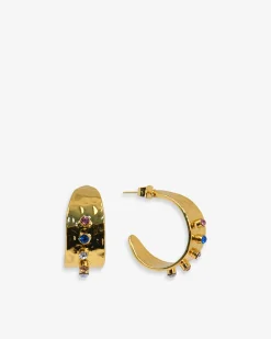 Forcast Amaris Hoop Earrings Gold Hot