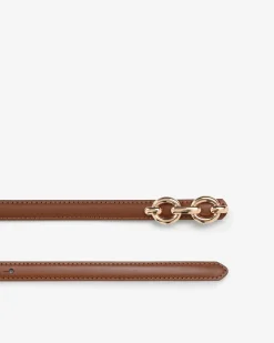 Forcast Amaris Leather Belt Tan Online