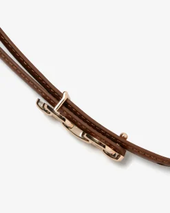 Forcast Amaris Leather Belt Tan Online