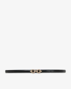 Forcast Amaris Leather Belt Black Hot
