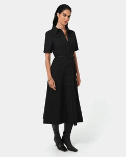 Forcast Amera Belted Utility Dress Black Online