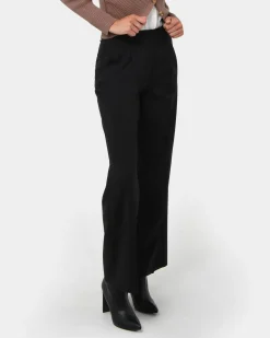 Forcast Amera Wide Leg Tailored Pants Black Hot