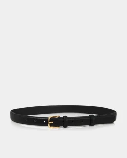 Forcast Amie Leather Belt Black Best