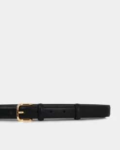 Forcast Amie Leather Belt Black Best