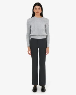 Forcast Annalee Classic Pants Grey New
