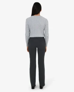 Forcast Annalee Classic Pants Grey New