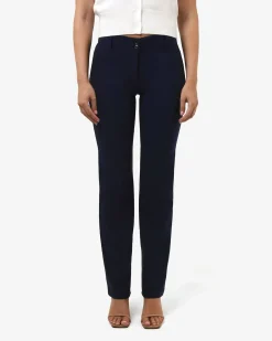 Forcast Annalee Classic Pants Navy Best