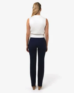 Forcast Annalee Classic Pants Navy Best
