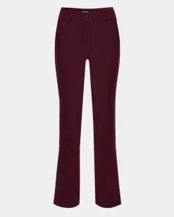 Forcast Annalee Classic Pants Maroon Hot