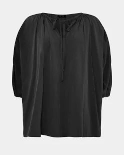 Forcast Annalia Dolman Sleeve Top Black Clearance
