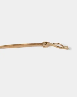 Forcast Arleen Stretch Metal Belt Gold Discount