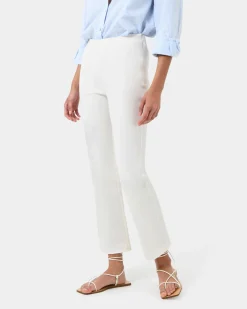 Forcast Astrid Flared Jeans Ivory New