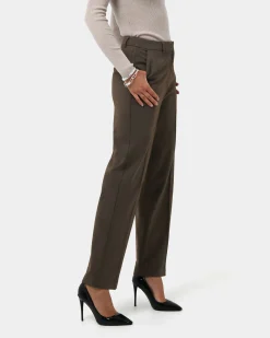 Forcast Aviya High Waisted Trouser Sepia Outlet