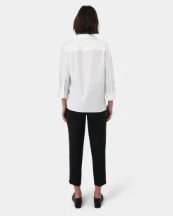 Forcast Bella 3/4 Sleeve Shirt Ivory Online