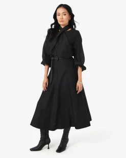 Forcast Bellini Panel Maxi Skirt Black Sale