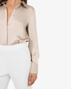 Forcast Belmore Crepe Flared Pants Snow