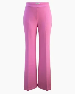 Forcast Belmore Crepe Flared Pants Bubblegum Outlet