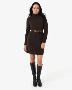 Forcast Bianka Leather Belt Leopard Clearance