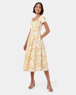 Forcast Brielle Floral Dress Spring Floral Online