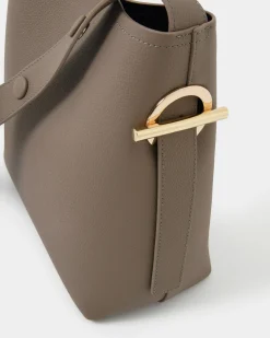 Forcast Brighton Leather Bag TAUPE Best