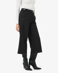 Forcast Brighton Wide Leg Culottes Charcoal Outlet