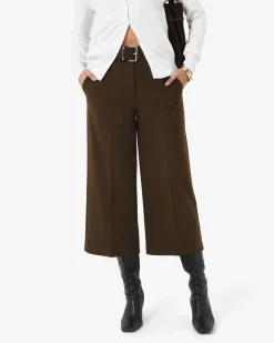 Forcast Brighton Wide Leg Culottes Chocolate Online
