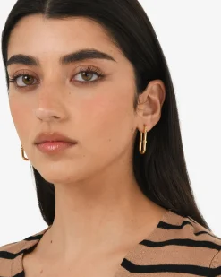 Forcast Carmen Earrings Gold Hot