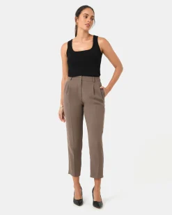 Forcast Carter 2 Slim Pants Sepia Sale