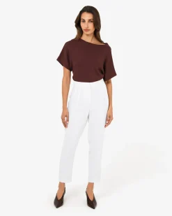 Forcast Carter 2 Slim Pants Ivory Clearance