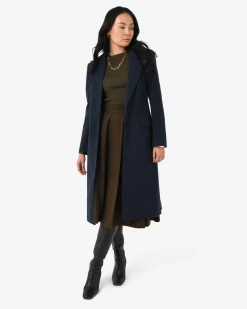 Forcast Cassandra Tailored Coat Navy Online